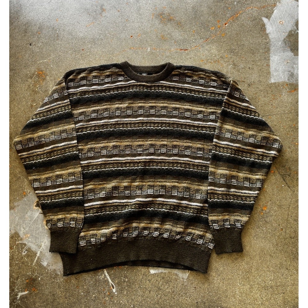 Vintage 90s striped Coogi style sweater